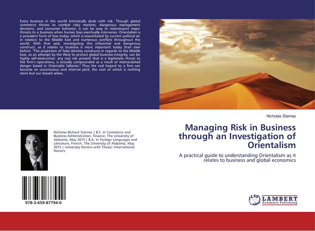 Managing Risk in Business through an Investigation of Orientalism