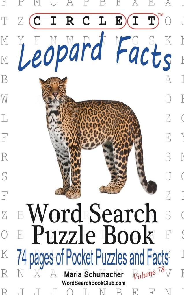 Circle It Leopard Facts Word Search Puzzle Book