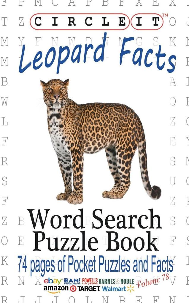 Circle It Leopard Facts Word Search Puzzle Book