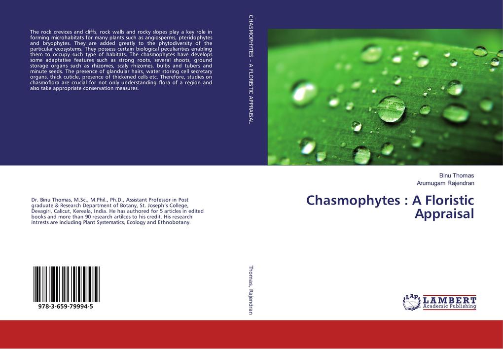 Chasmophytes : A Floristic Appraisal