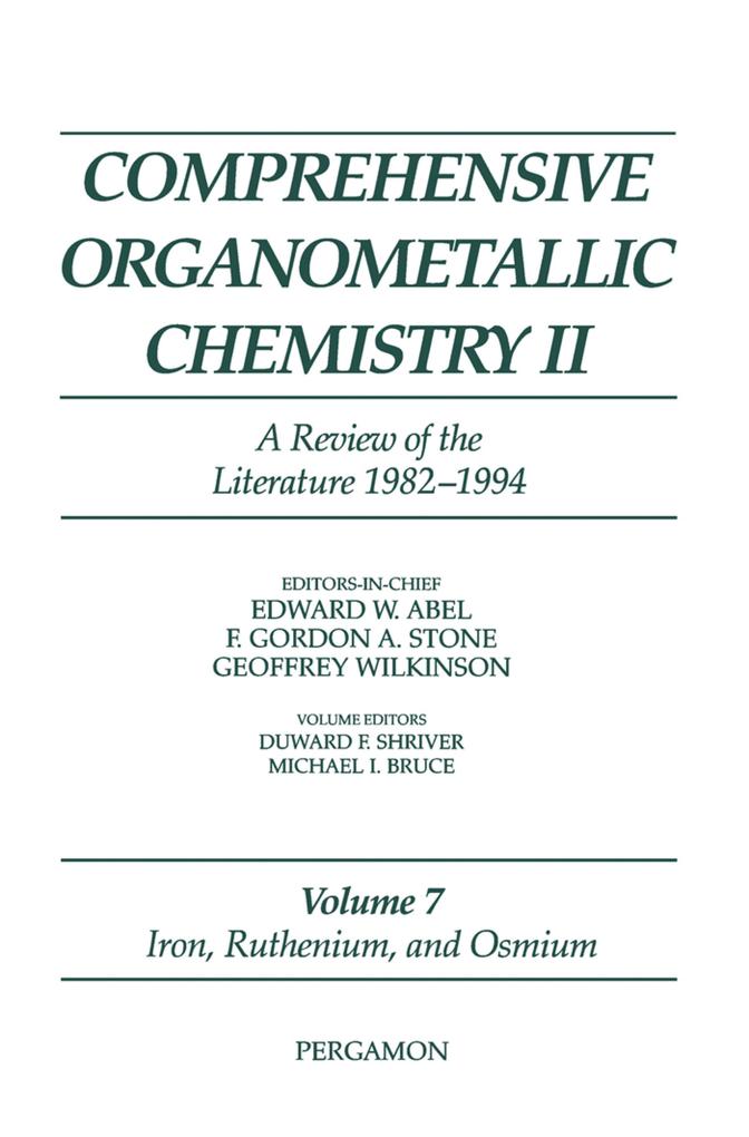 Comprehensive Organometallic Chemistry II Volume 7