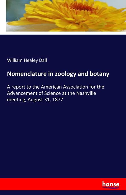 Nomenclature in zoology and botany