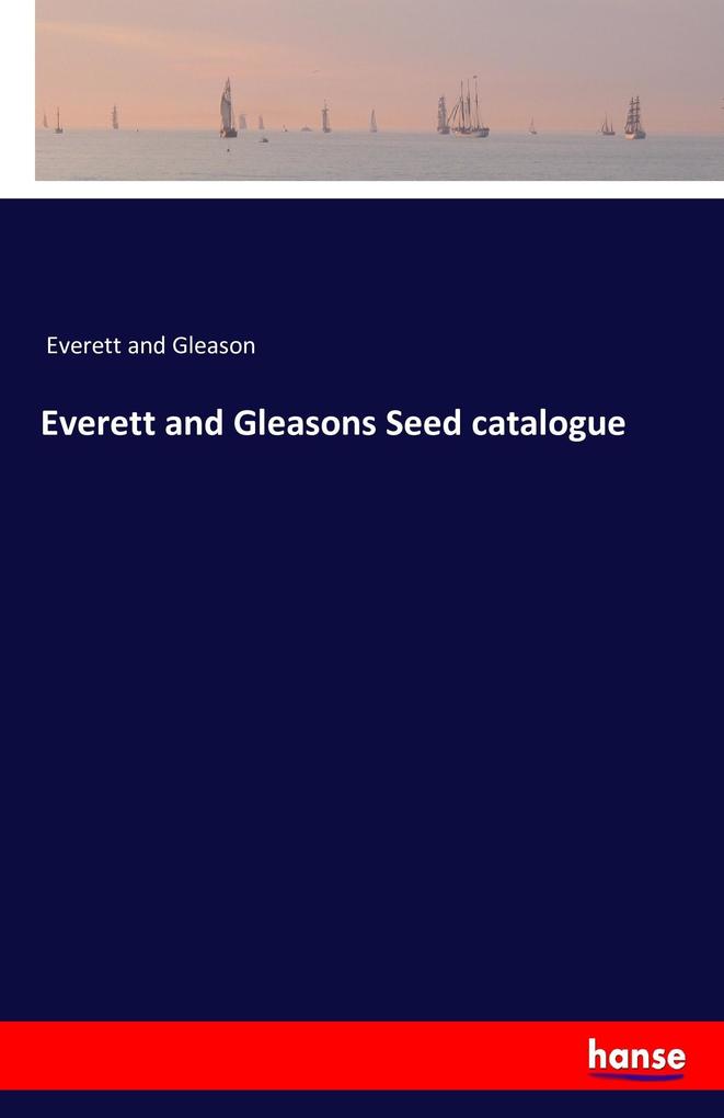 Image of Everett and Gleasons Seed catalogue