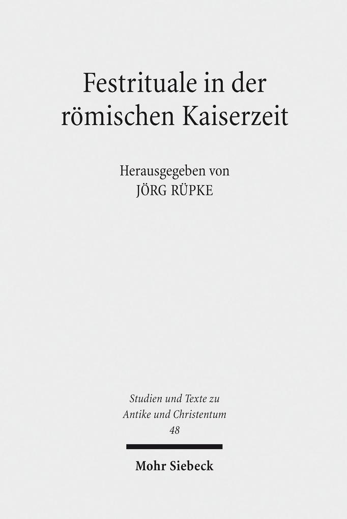 Festrituale in der römischen Kaiserzeit