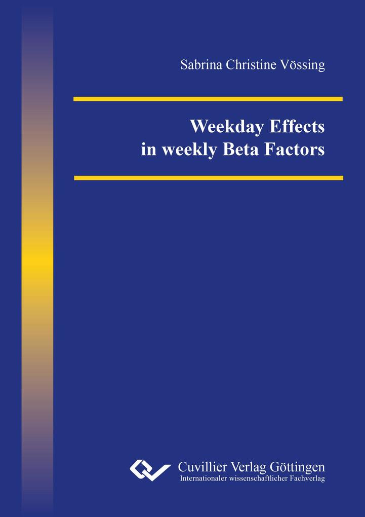 Weekday Effects in weekly Beta Factors