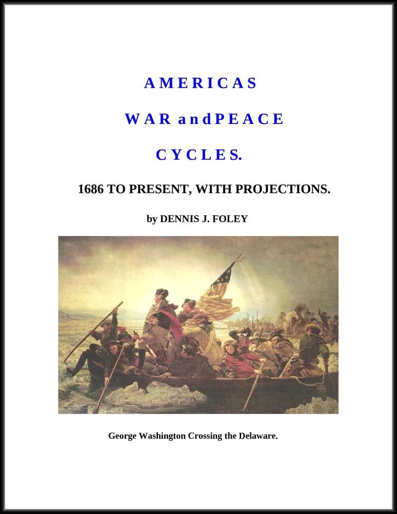 America‘s War and Peace Cycles;1686 to Present With Projections