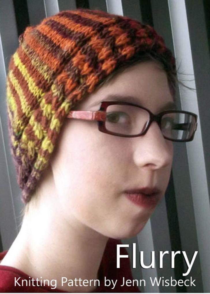Flurry Short Row Hat Knitting Pattern