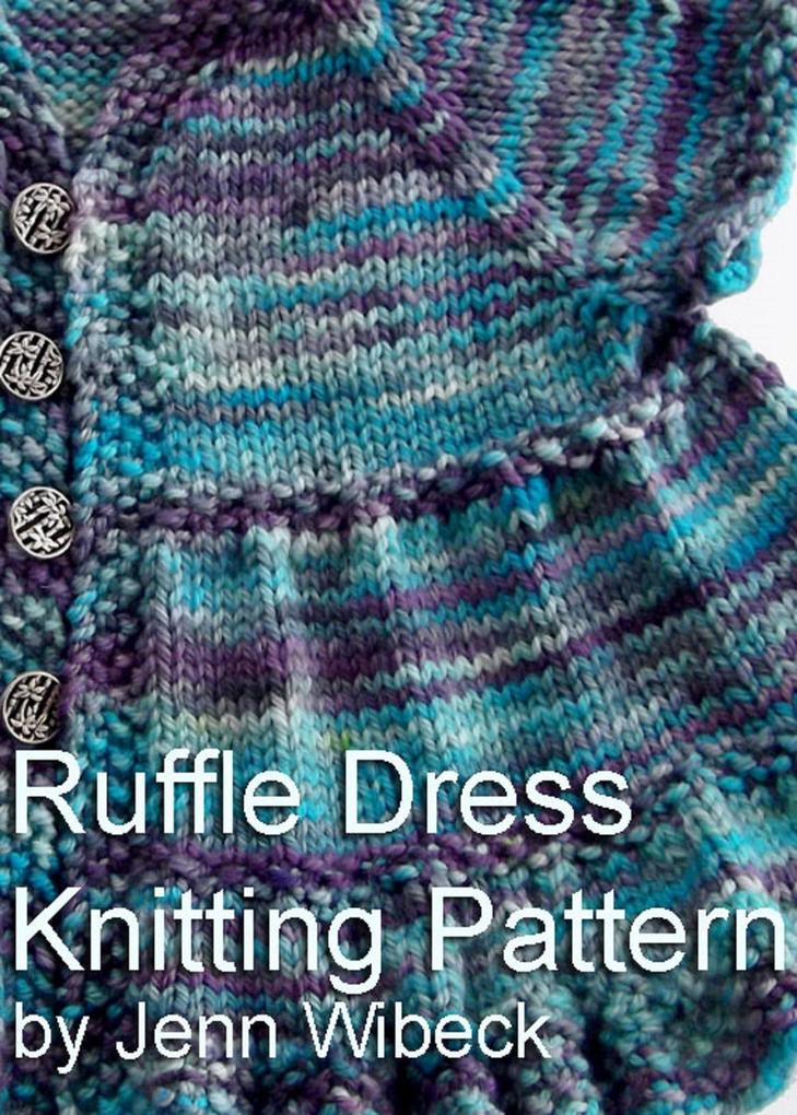 Ruffle Dress Baby Knitting Pattern