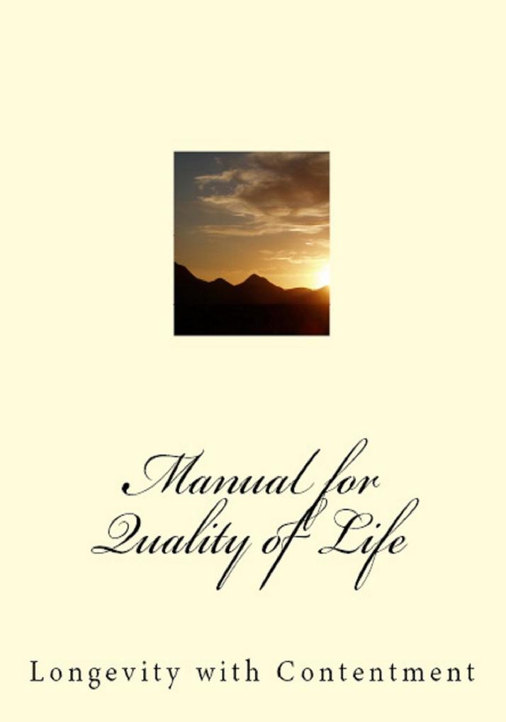 Manual for Quality of Life