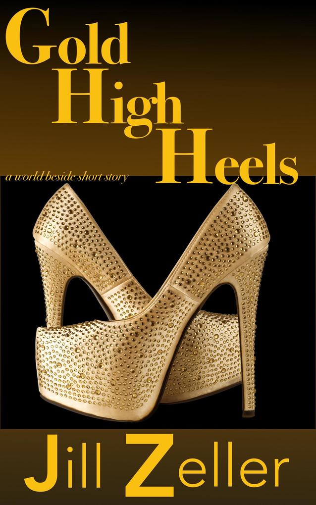 Gold High Heels