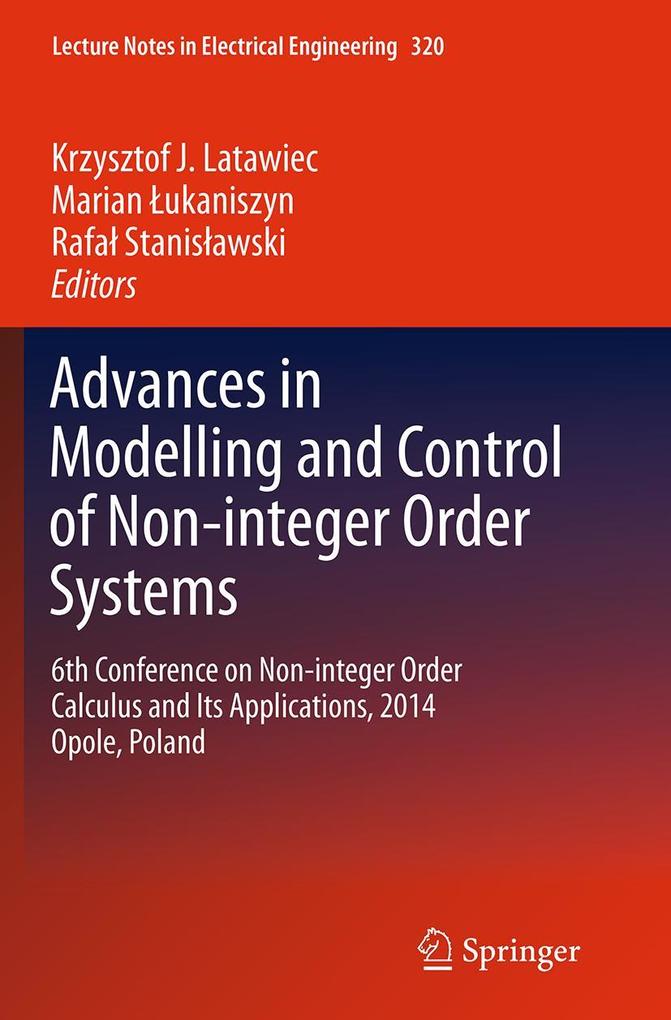 Advances in Modelling and Control of Non-integer-Order Systems