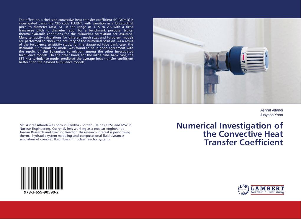 Numerical Investigation of the Convective Heat Transfer Coefficient