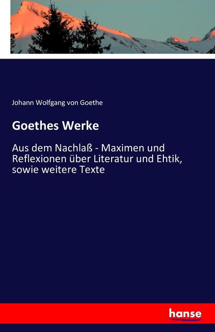 Goethes Werke