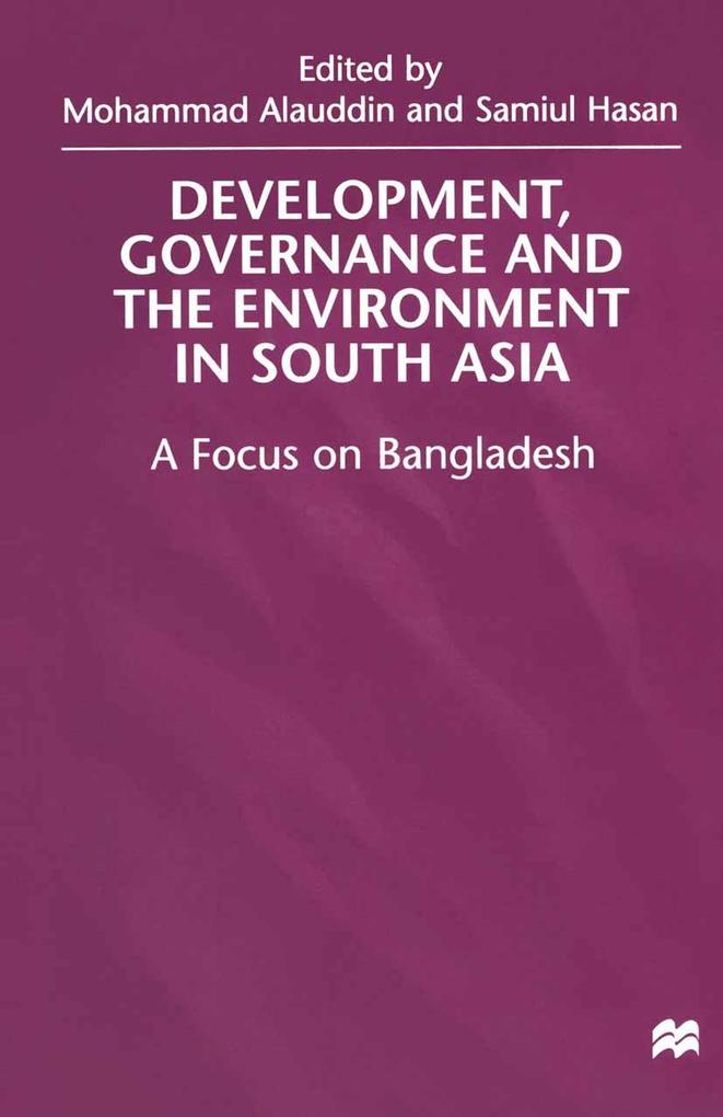 Development Governance and Environment in South Asia
