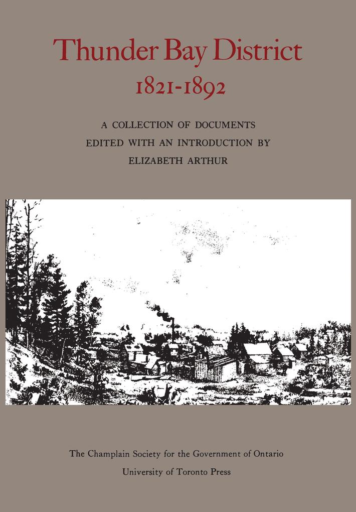Thunder Bay District 1821 - 1892