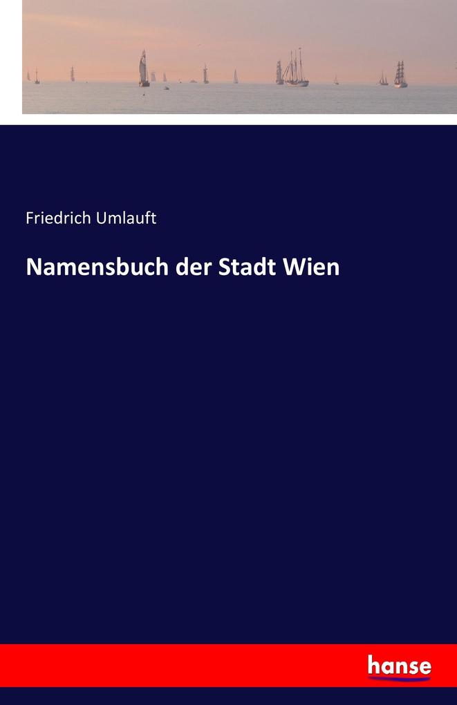 Namensbuch der Stadt Wien