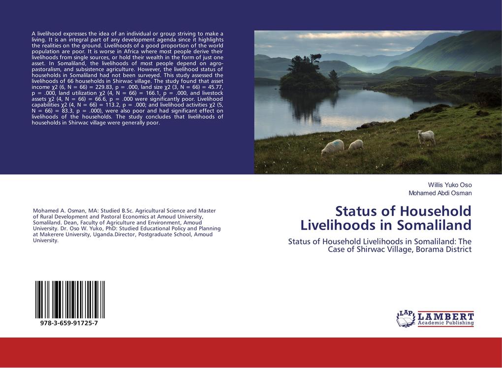 Status of Household Livelihoods in Somaliland - Willis Yuko Oso/ Mohamed Abdi Osman