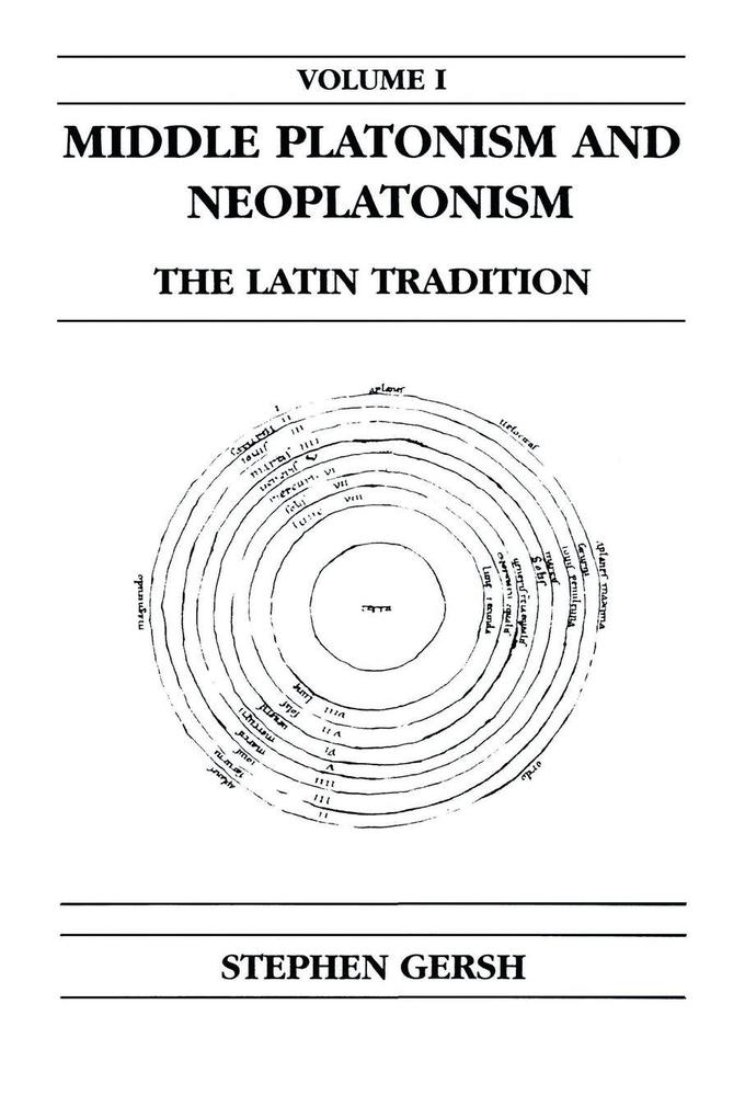 Middle Platonism and Neoplatonism Volume 1