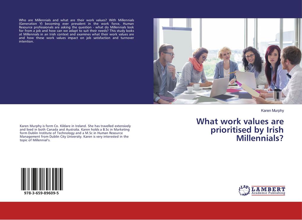 What work values are prioritised by Irish Millennials?
