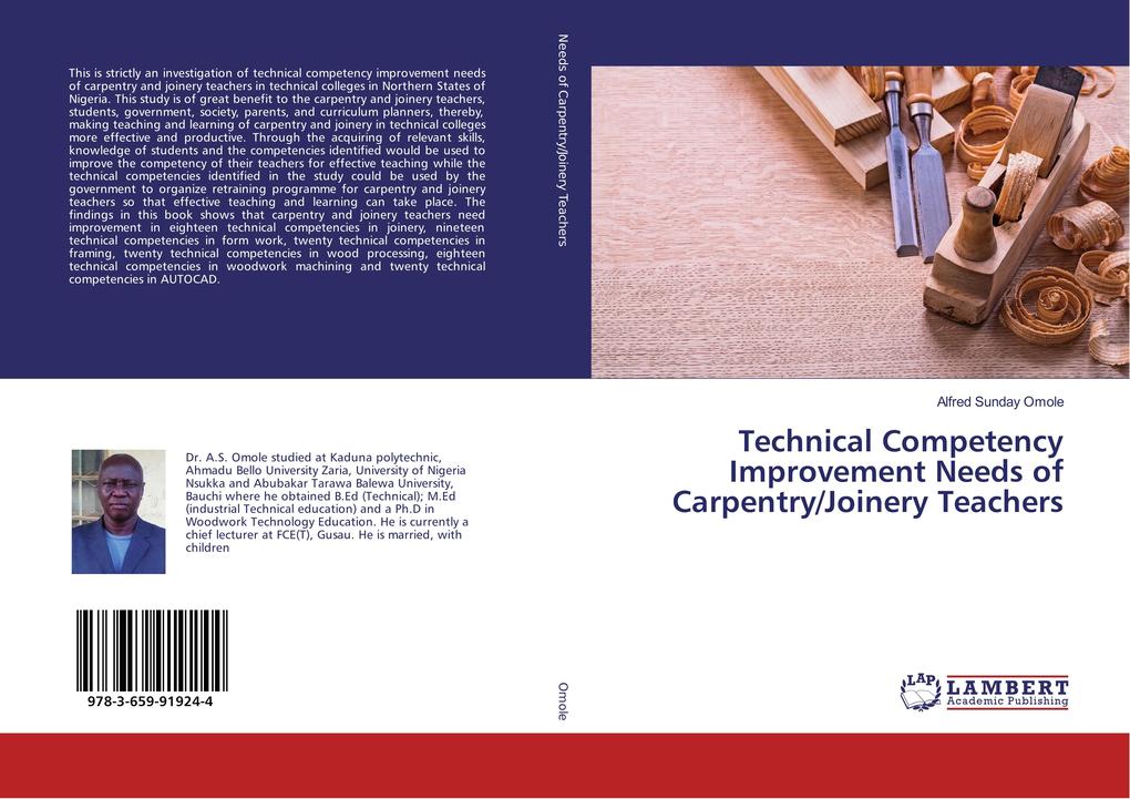 Technical Competency Improvement Needs of Carpentry/Joinery Teachers