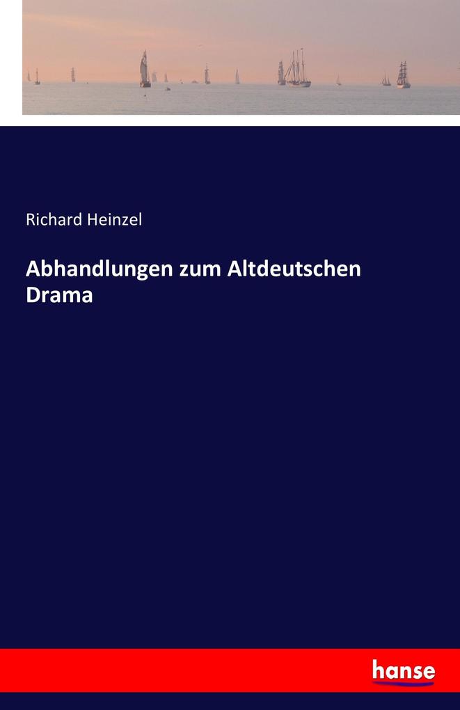 Image of Abhandlungen zum Altdeutschen Drama