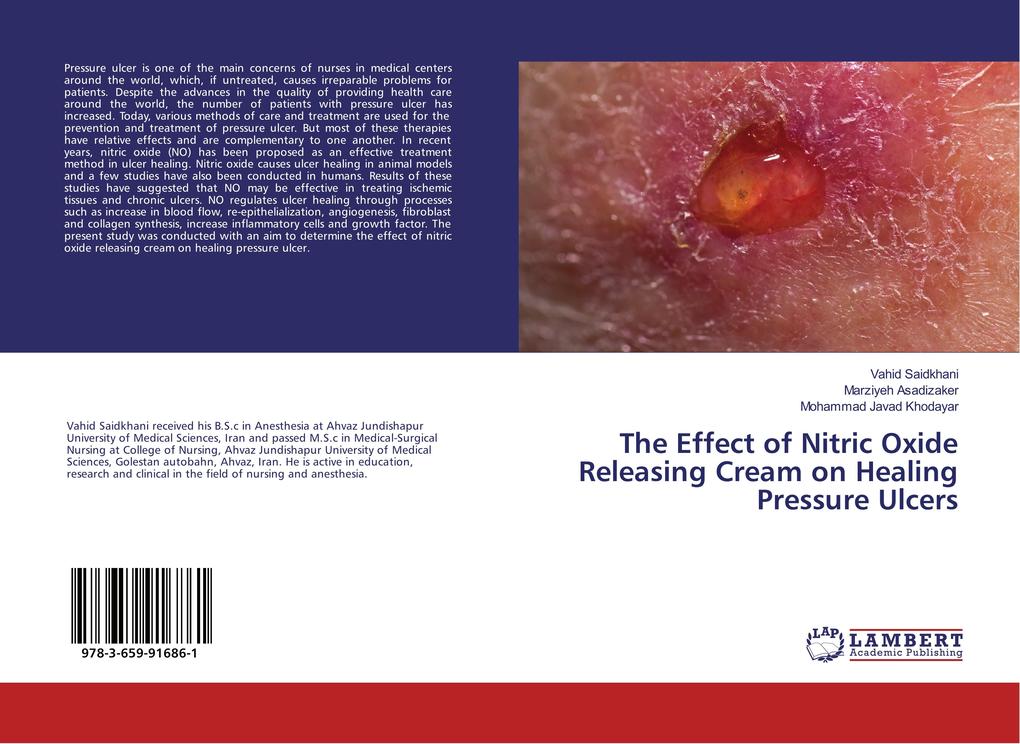 The Effect of Nitric Oxide Releasing Cream on Healing Pressure Ulcers