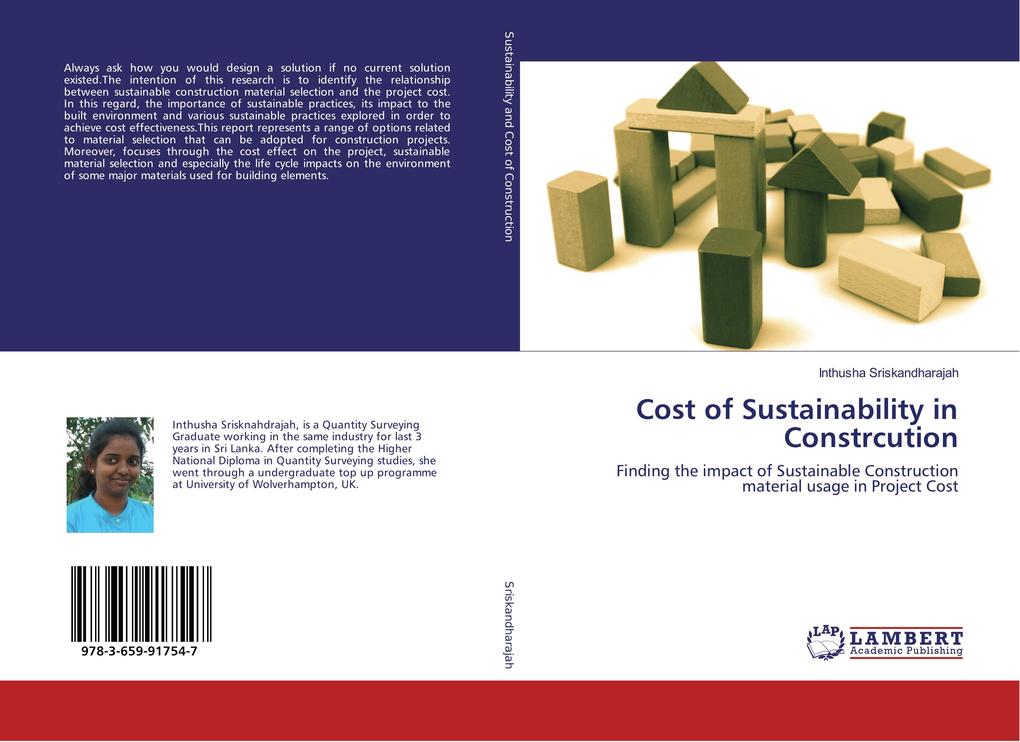 Cost of Sustainability in Constrcution