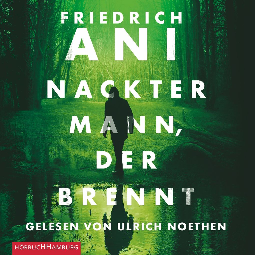 Nackter Mann der brennt