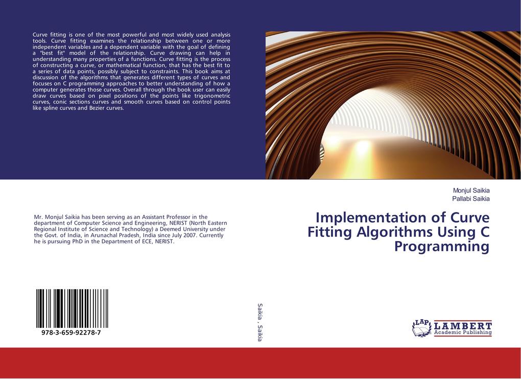Implementation of Curve Fitting Algorithms Using C Programming