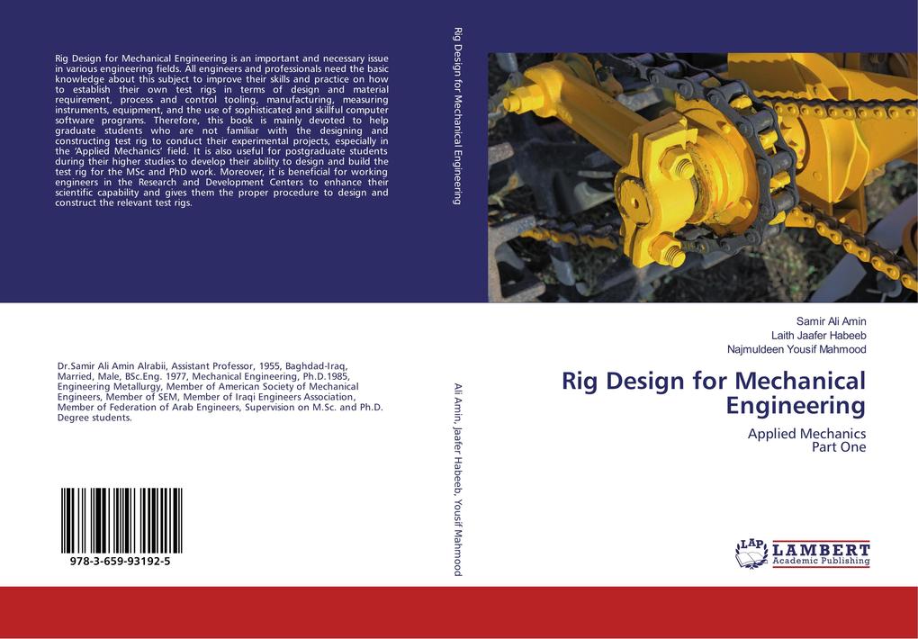 Rig Design for Mechanical Engineering