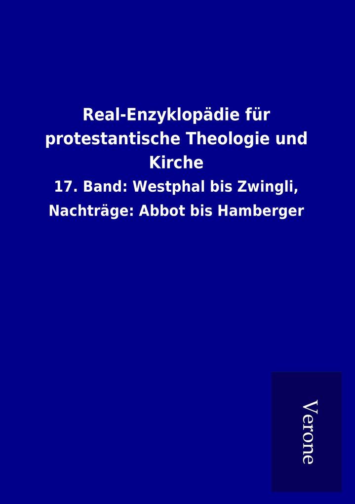 Real-Enzyklopädie für protestantische Theologie und Kirche