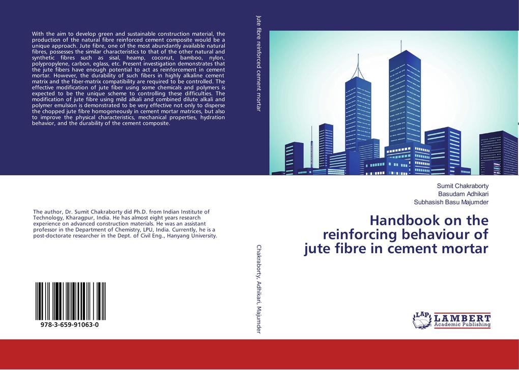 Handbook on the reinforcing behaviour of jute fibre in cement mortar