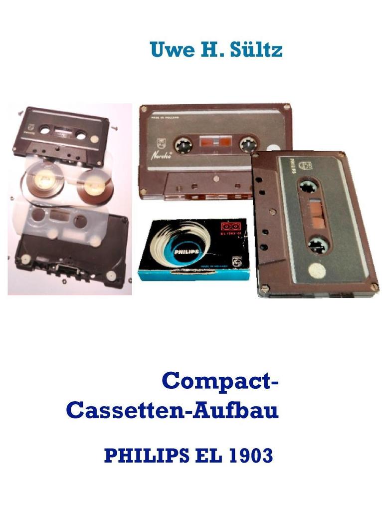 Compact-Cassetten-Aufbau der weltersten PHILIPS EL 1903 aus dem Jahr 1963 inkl. NORELCO