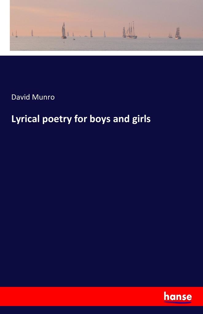 Image of Lyrical poetry for boys and girls