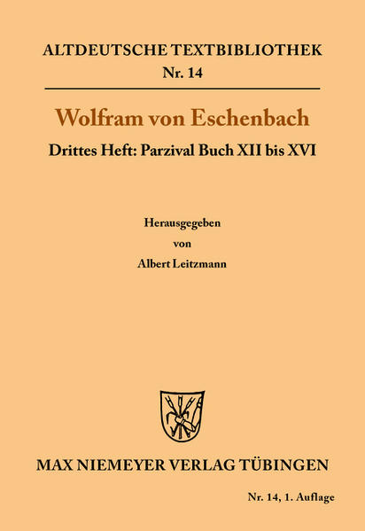 Parzival Buch XII bis XVI