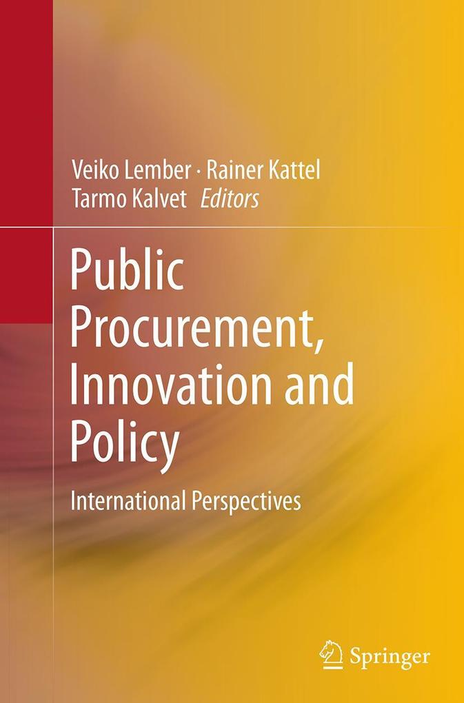 Public Procurement Innovation and Policy