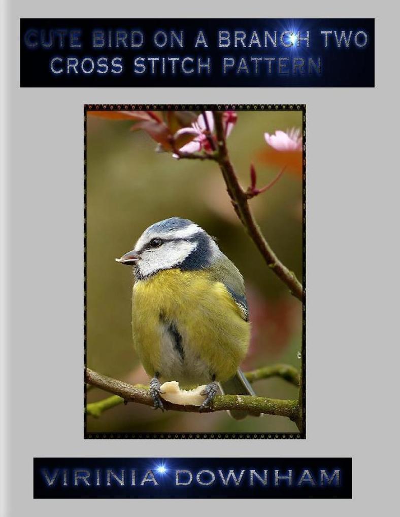 Cute Bird On a Branch Two Cross Stitch Pattern