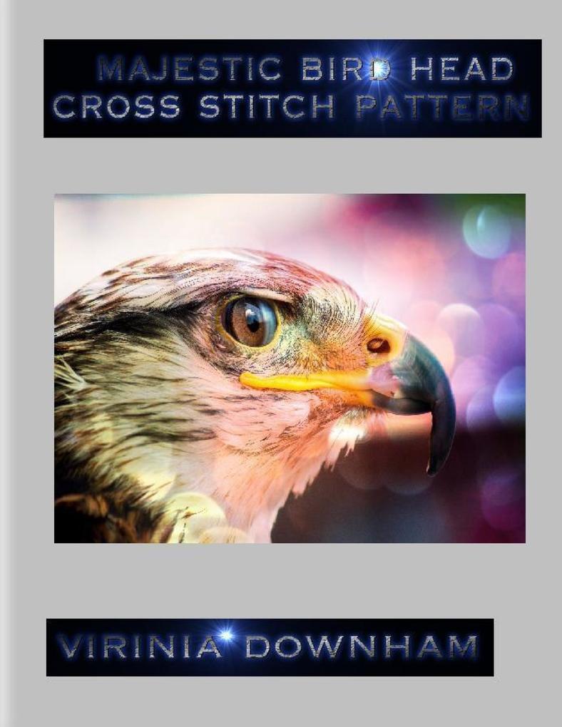 Majestic Bird Head Cross Stitch Pattern