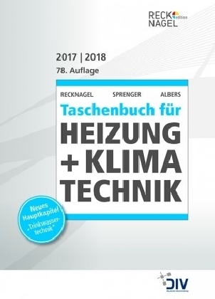 Recknagel - Taschenbuch für Heizung + Klimatechnik 2017/2018CD-ROM