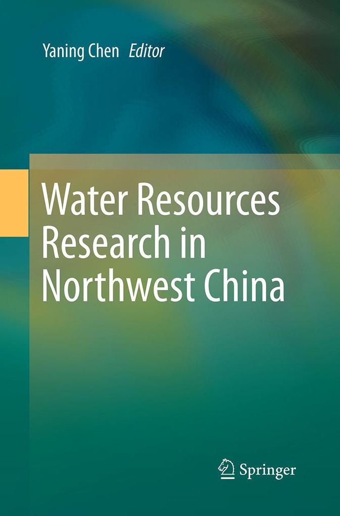 Water Resources Research in Northwest China