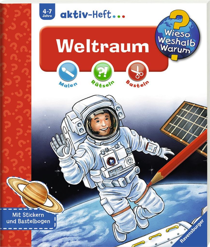 Image of Ravensburger 32669 WWW aktiv-Heft Weltraum