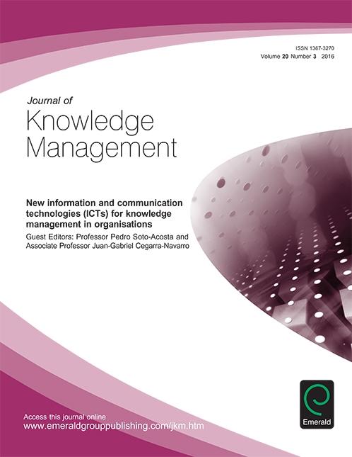New Information and Communication Technologies (ICTs) for Knowledge Management in Organisations