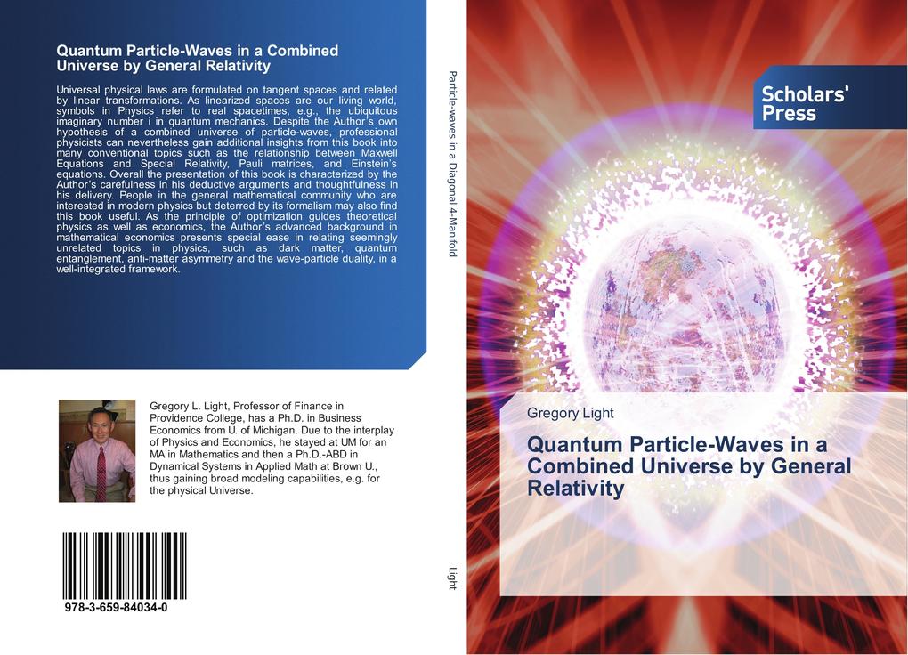 Quantum Particle-Waves in a Combined Universe by General Relativity