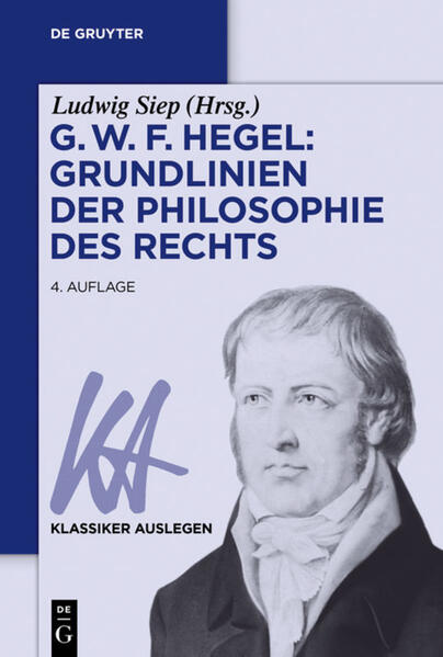 De Gruyter G. W. F. Hegel, Grundlinien Der Philosophie Des Rechts