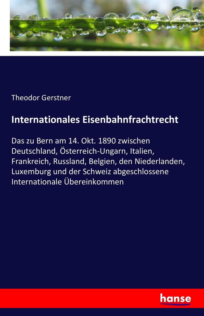 Internationales Eisenbahnfrachtrecht