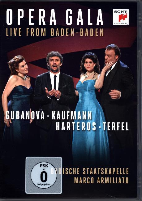 Image of Ekaterina Gubanova, Jonas Kaufmann, Anja Harteros, Bryn Terfel, Badische Staatskapelle - Baden-Baden Gala [DVD]