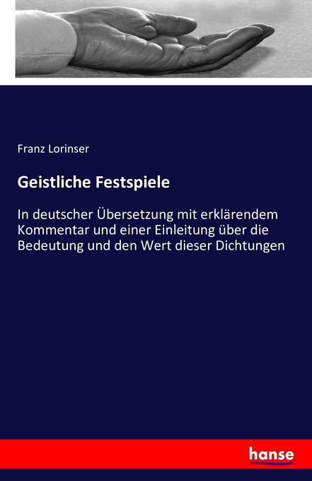 Geistliche Festspiele - Franz Lorinser