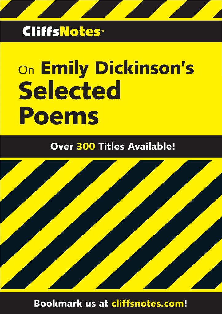 CliffsNotes on Emily Dickinson's Poems