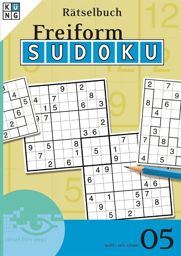 Freiform-Sudoku Rätselbuch. Bd.5