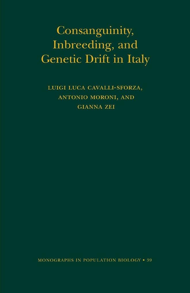 Consanguinity Inbreeding and Genetic Drift in Italy